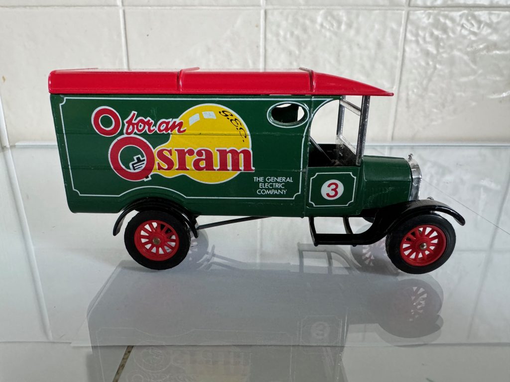 YesterYear - Orsam The General Electric Company - Model Van